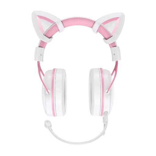 ONIKUMA X10 White/Pink/Cat Ears Gaming Headphones - Wired<<<Headphones<<<Audio<<<InnproXML
