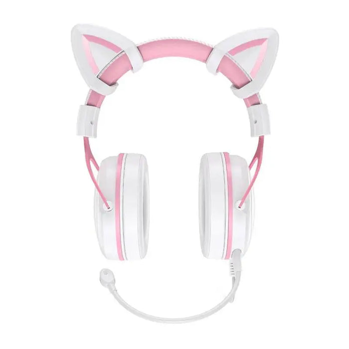 ONIKUMA X10 White/Pink/Cat Ears Gaming Headphones - Wired<<<Headphones<<<Audio<<<InnproXML