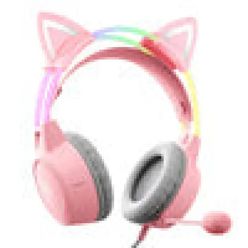 ONIKUMA X15Pro Gaming Headphones Pink/Cat Ears - Wired<<<Headphones<<<Audio<<<InnproXML