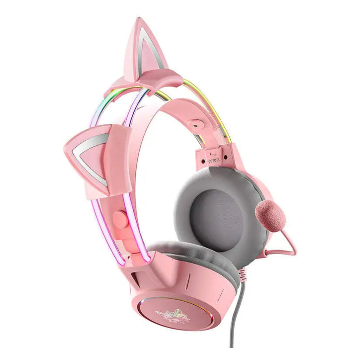 ONIKUMA X15Pro Gaming Headphones Pink/Cat Ears - Wired<<<Headphones<<<Audio<<<InnproXML