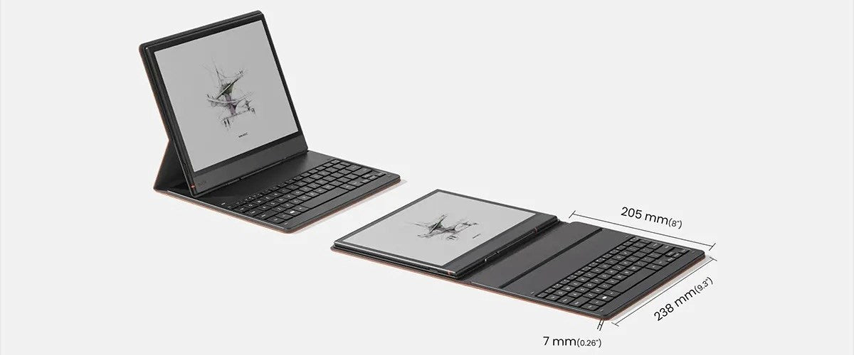 Onyx Boox Note Air 5 C Magnetic case with keyboard Brown
