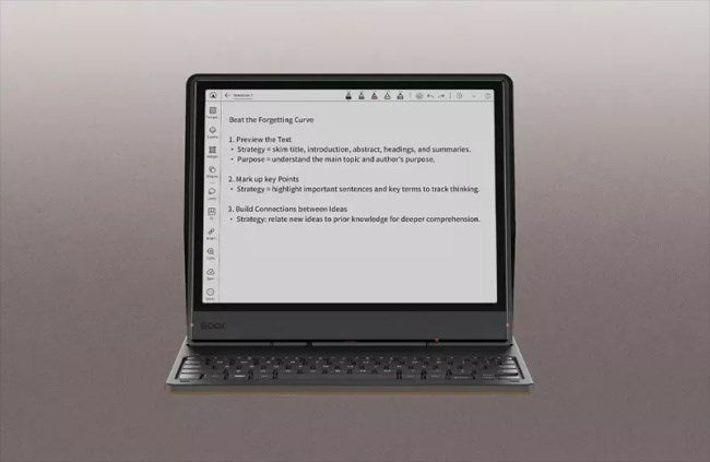 Onyx Boox Note Air 5 C Magnetic case with keyboard Brown