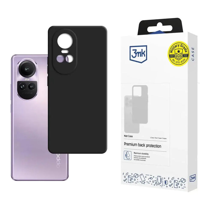 Oppo Reno 10 (CPH2531)/Pro - 3mk Matt Case black - Cell phone cases and covers<<<HurtelXML