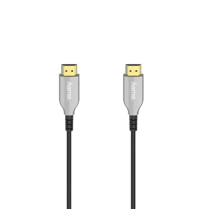 Optical active cable HAMA Optical HDMI male - HDMI male Ethernet 18 Gbit/s 15m Gold connectors Black - Видео