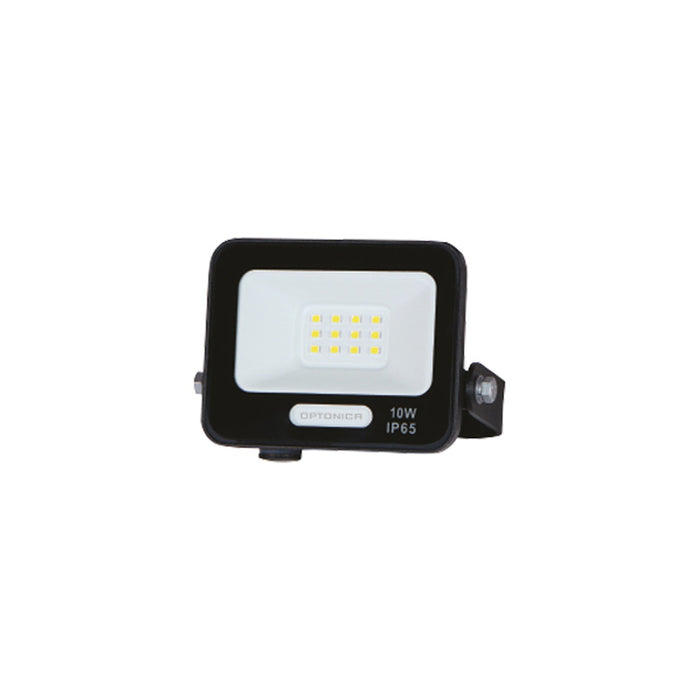 LED SPOTLIGHT 10W 6000K IP65 BLACK WITH CABLE 15CM OPTONICA
