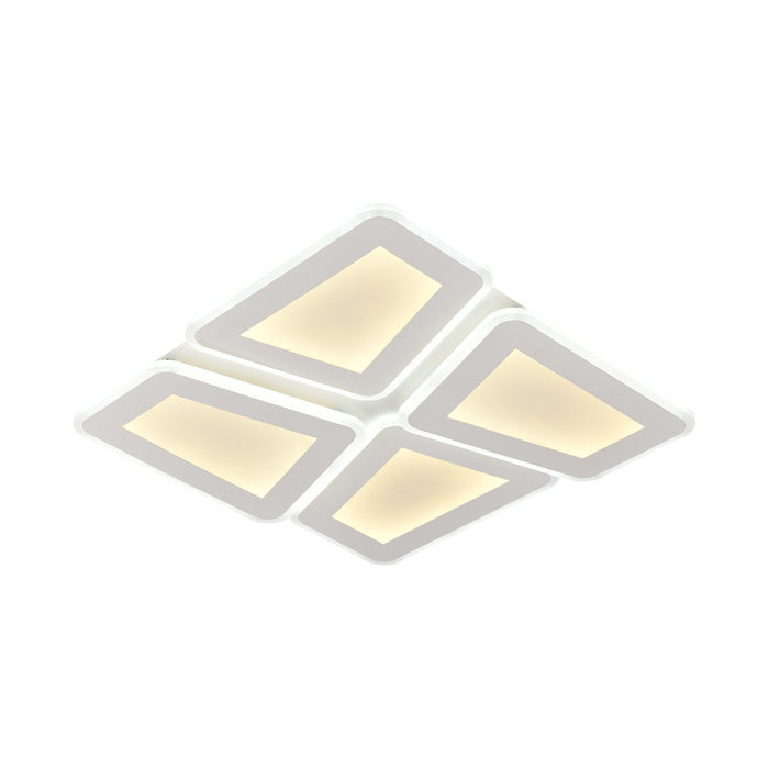 LED CEILING LIGHT 128W CCT WHITE/GREY REMOTE CONTROL OPTONICA