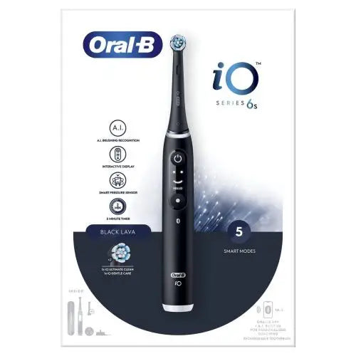 Oral-B Electric Toothbrush iO Series 6s Rotating/Oscillating Black Lava EU - Medical<<<Основна<<<DunaXML