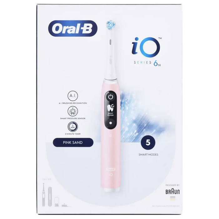 Oral-B iO6 Pink electric toothbrush - Tooth brushesAGD-SDZ<<<Home Appliance - ProductsAGD<<<ActionPL