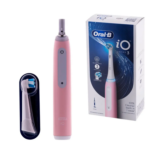 Oral-B IOSERIES3ICE rotary-pulsating electric toothbrush for adults pink - Tooth brushesAGD-SDZ<<<Home Appliance