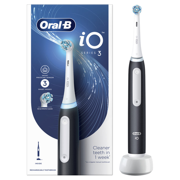 Electric toothbrush ORAL B IO S3 BLACK 6/15/6