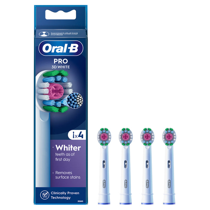Set of tips ORAL B EB 18-4 3D WHITE