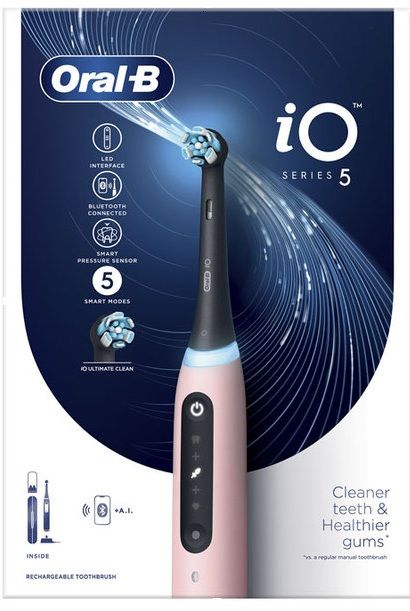 Electric toothbrush ORAL B iO S5 + TC Pink