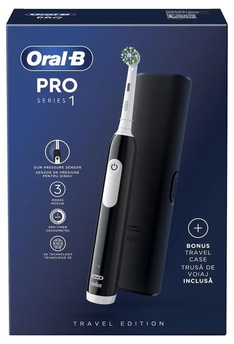 Electric toothbrush Oral B PRO 1 BLACK + TC 6/8/6