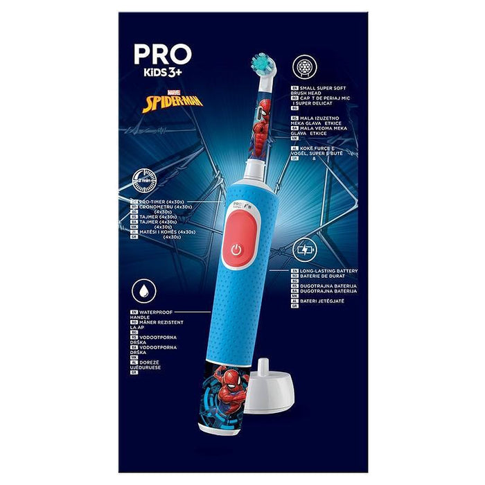 Electric toothbrush Oral B SPIDERMAN PRO 3+ 6/15/6