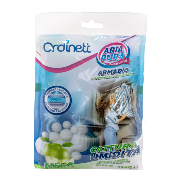 MOISTURE ABSORBING CRYSTALS 210 GR APPLE FLAVOR ORDINETT