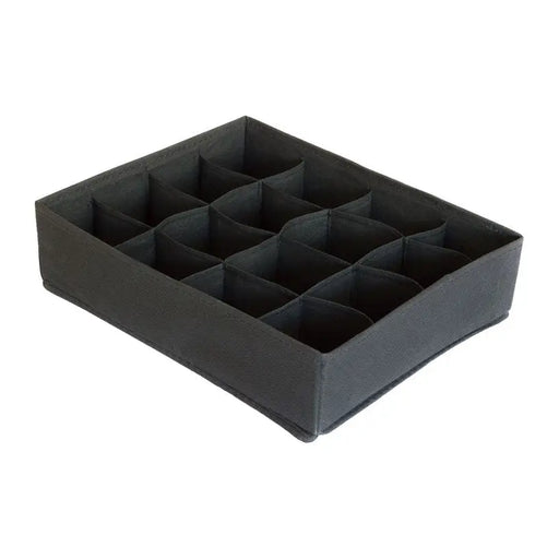 ORGANIZER 16 COMPARTMENTS 35X27X9 CM BLACK MAXHOME - Продукти за съхранение и организация на дрехи<<<Домашни