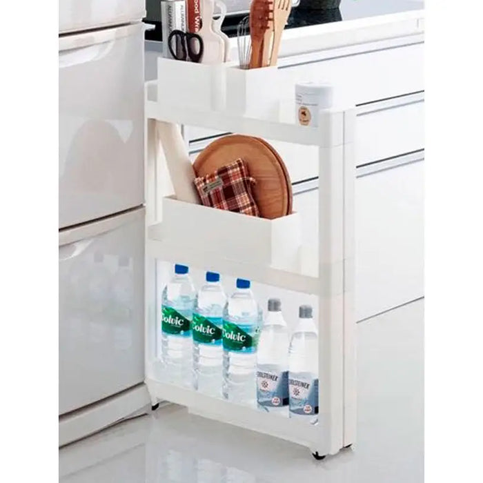 ORGANIZER SHELF 3 LEVEL PLASTIC WHITE EMIR ALP PLASTIK - Шкафове стелажи и гардероби<<<Домашни