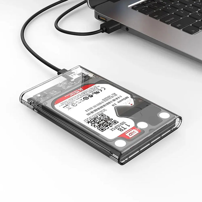 Orico 2139C3 2.5’’ HDD/SSD USB-C 5Gb/s Disk Drive - Transparent - Disk adapters<<<HurtelXML