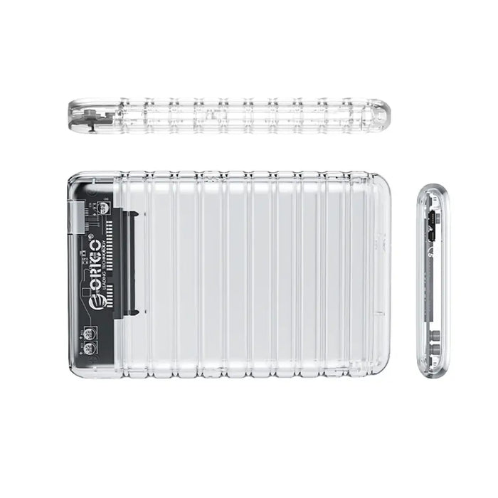 Orico 2139U3-V1 2.5’’ HDD/SSD USB Micro-B 5Gb/s Disk Drive - Transparent - Disk adapters<<<HurtelXML