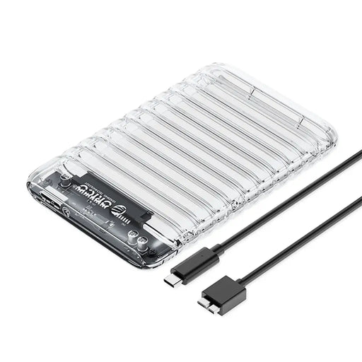 Orico 2139U3-V1 2.5’’ HDD/SSD USB Micro-B 5Gb/s Disk Drive - Transparent - Disk adapters<<<HurtelXML
