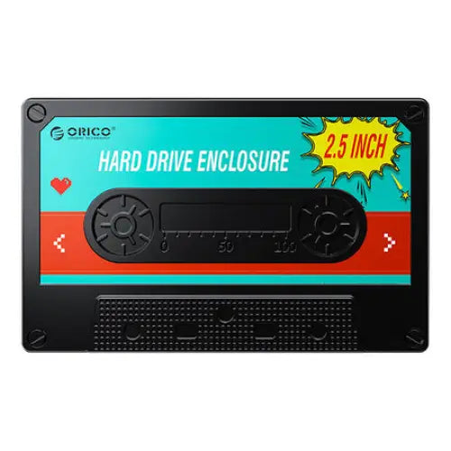 Orico 2580 HDD/SSD 2.5’’ drive enclosure 5Gbps USB-A to USB Micro-B (black) - Drive enclosures<<<IT