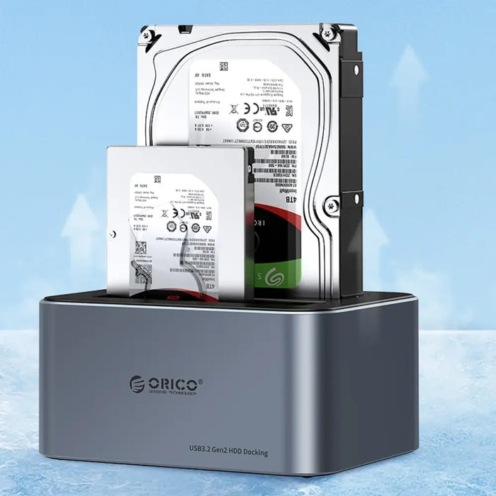 Orico 6656C3-C 5-Bay Docking Station with Offline Clone Function 2.5’’/3.5’’ SATA HDD/SSD - Gray - Disk
