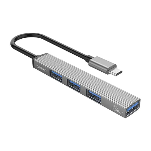 Orico AH-13 USB-C Hub Docking Station 1x USB-A 3.0 + 3x USB-A 2.0 - Gray - USB hubs<<<HurtelXML