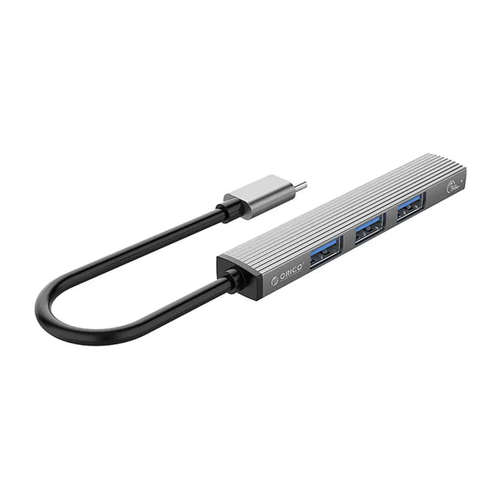 Orico AH-13 USB-C Hub Docking Station 1x USB-A 3.0 + 3x USB-A 2.0 - Gray - USB hubs<<<HurtelXML
