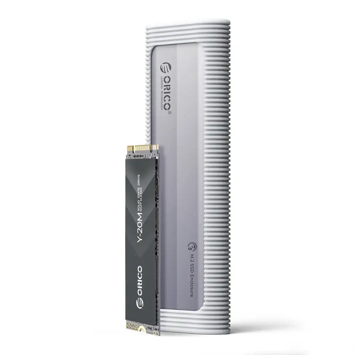 Orico AXM2-G2-V1 M.2 NVME USB-C/USB-A to USB-C 10Gb/s Disk Drive - Gray - Disk adapters<<<HurtelXML