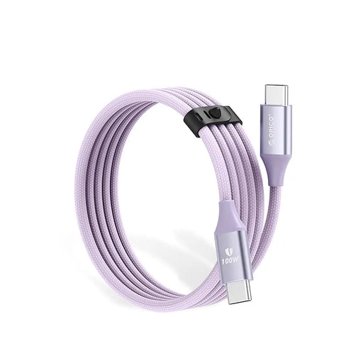 Orico CDX 100W 5A Power Delivery USB-C - USB-C cable 1m - purple - Cell phone cables<<<HurtelXML