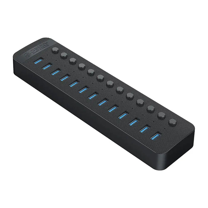 Orico CT2U3-13AB 13x USB-A 3.0 Hub with Switches - Black - USB hubs<<<HurtelXML