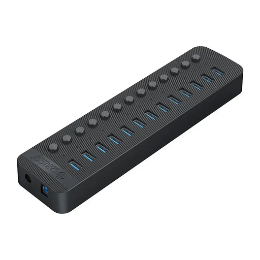 Orico CT2U3-13AB 13x USB-A 3.0 Hub with Switches - Black - USB hubs<<<HurtelXML