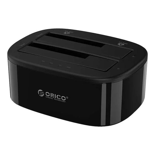 Orico docking station for 2.5’’ / 3.5’’ HDD / SSD 5Gbps USB-C to USB-C/A with cloning function (black) - Docking