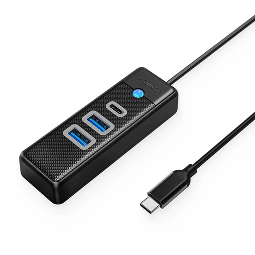 Orico PWC2U-C3 USB-C Hub / 2x USB-A 3.0 + 1x USB-C 3.0 - Black - USB hubs<<<HurtelXML