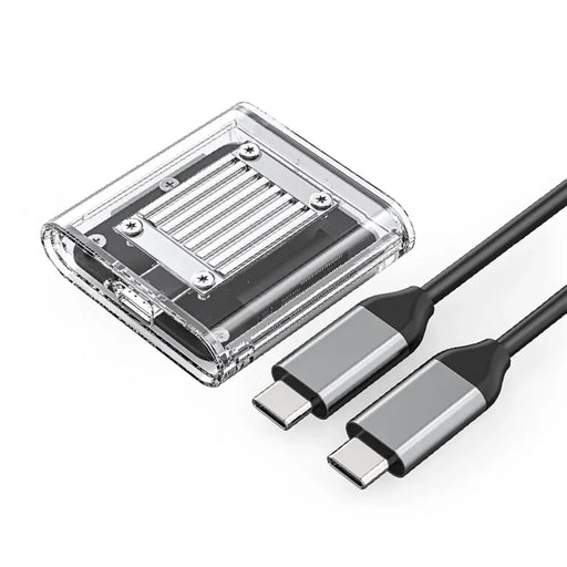 Orico TC20-M2-10G M.2 NVME USB-C 3.2 Disk Caddy - Transparent - Disk adapters<<<HurtelXML