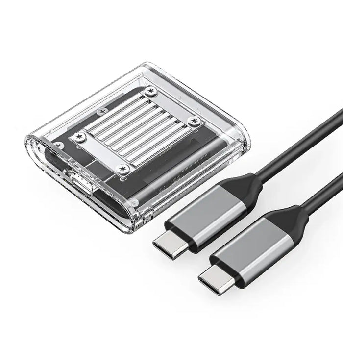 Orico TC20-M2-10G M.2 NVME USB-C 3.2 Disk Caddy - Transparent - Disk adapters<<<HurtelXML