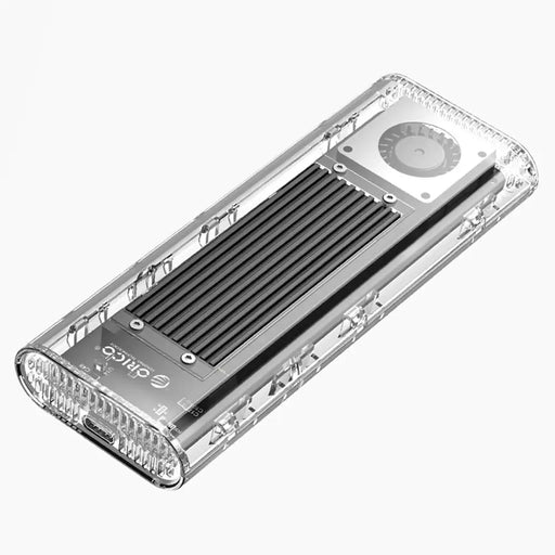 Orico TCM2-G20 M.2 NVME USB-C 3.2 20Gb/s Disk Drive - Silver/Transparent - Disk adapters<<<HurtelXML