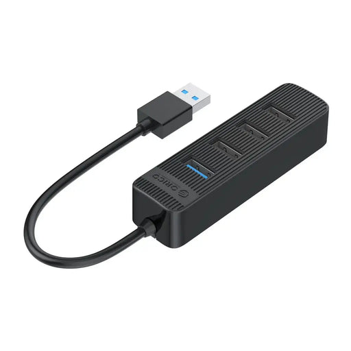 Orico TWU32-4A USB-A 3.1 hub / 1x USB-A 3.1 + 3x USB-A 2.0 + USB-C 5V/3A - black - USB hubs<<<HurtelXML