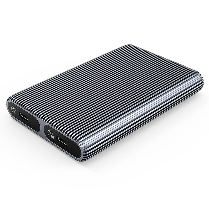 Orico AM2C3-2SN double drive bay for two M.2 SATA+NVME USB-C 3.2 6Gb/s / 10Gb/s drives - gray