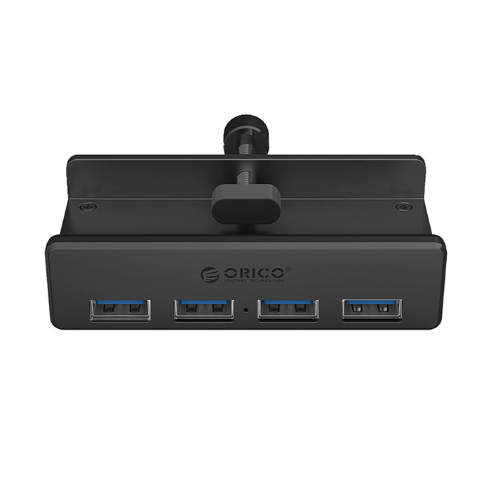 Orico MH4PU Hub Clamp-Mounted 4x USB-A 3.0 - Black