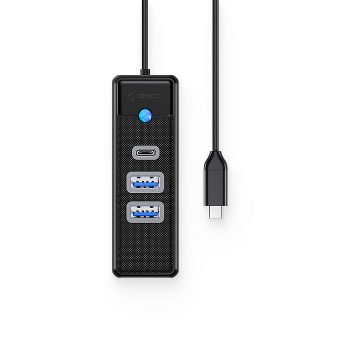 Orico PWC2U-C3 USB-C Hub / 2x USB-A 3.0 + 1x USB-C 3.0 - Black
