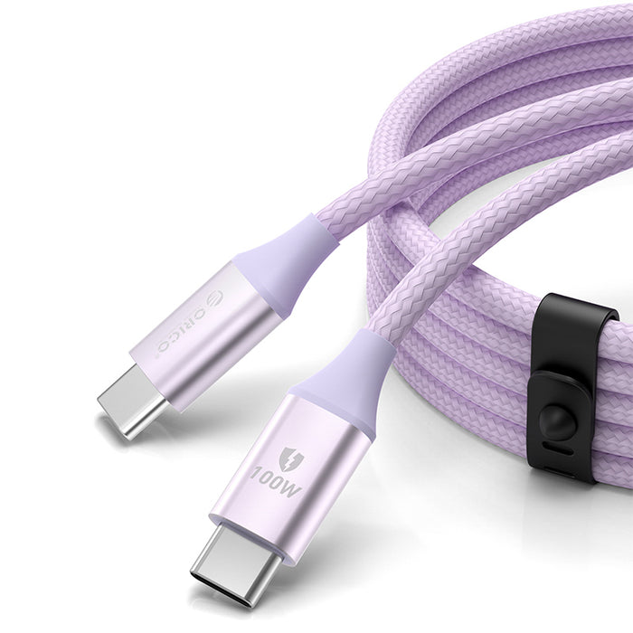 Orico CDX 100W 5A Power Delivery USB-C - USB-C cable 1m - purple