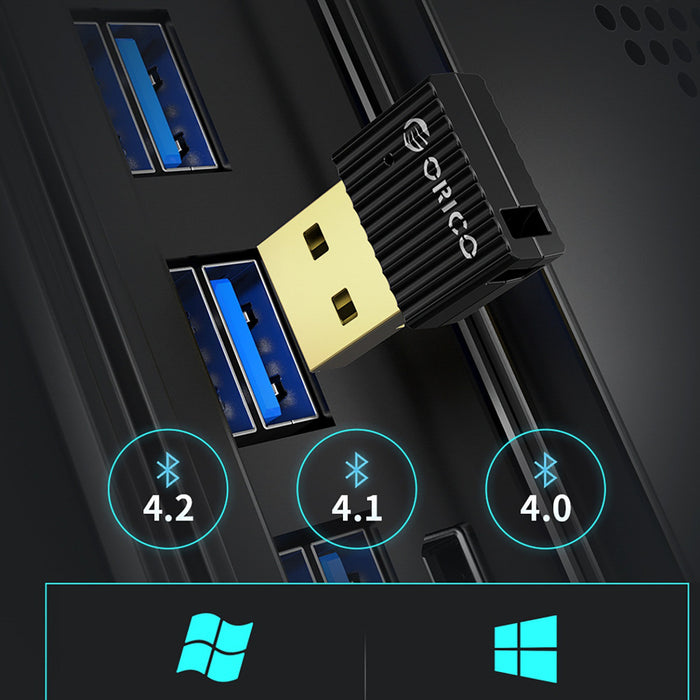 Orico BTA-53 Bluetooth 5.3 USB-A Adapter - Black