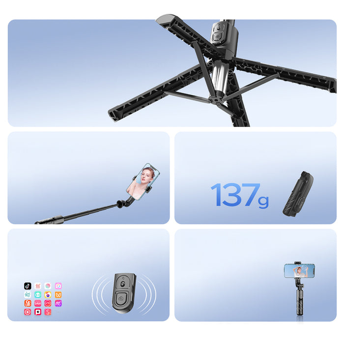 Selfie stick Orico SPV100 mini tripod Bluetooth 360 degree rotation 100 cm - black