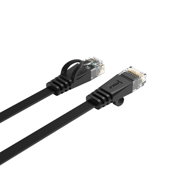 Orico PUG-C7B CAT7 10Gbps RJ45 Ethernet Network Cable Internet LAN Flat 3m - Black