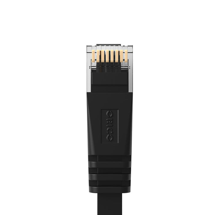 Orico PUG-C7B CAT7 10Gbps RJ45 Ethernet Network Cable Internet LAN Flat 8m - Black