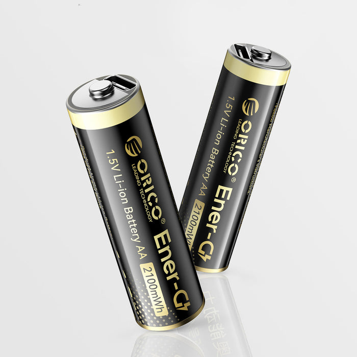 Orico Ener-G EG5C lithium battery 1.5V 2100mWh AA USB-C rechargeable battery 4 pcs.