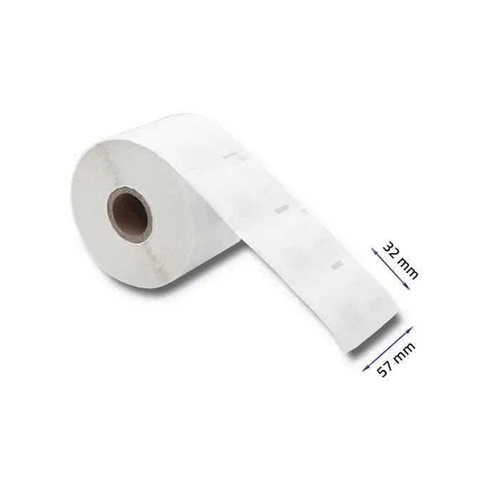 Original Dot Matrix Tape Qoltec White Black - Self-adhesive labelsAID-ETS<<<Auto IDAID<<<ActionPL&&&Електроника