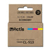 Original Ink Cartridge Actis KC-513R Cyan/Magenta/Yellow - Оригинални Касети с Мастило<<<Електроника Периферни и
