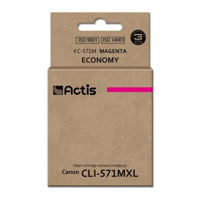 Original Ink Cartridge Actis KC-571M White Magenta - Оригинални Касети с Мастило<<<Електроника Периферни и резервни